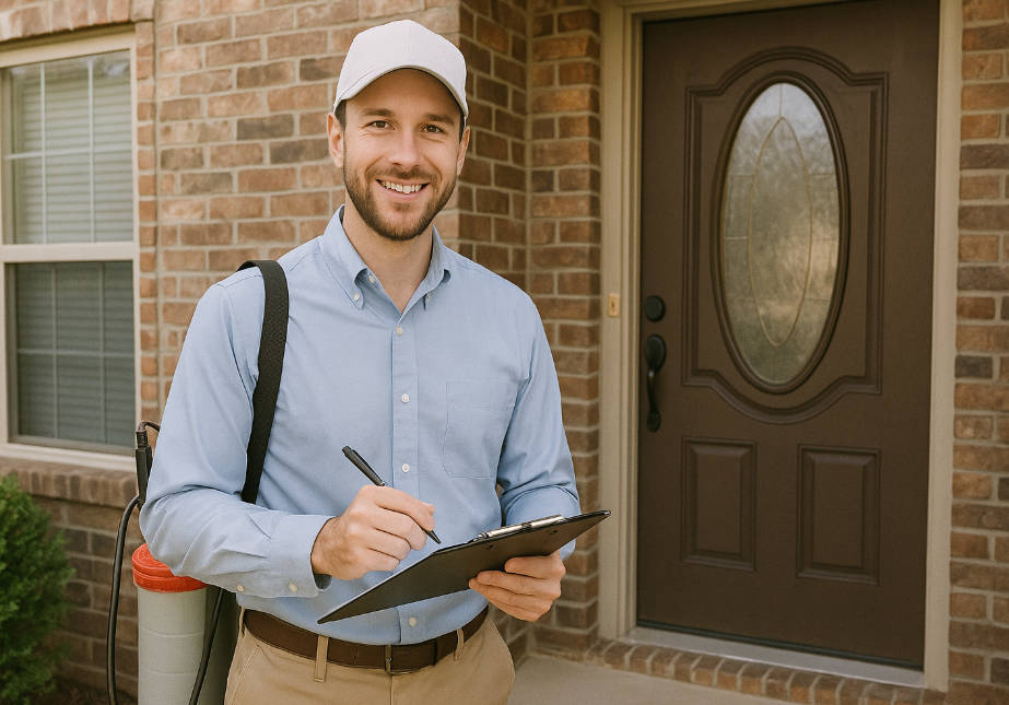 Pest Control in Ontario, CA service being performed